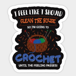 CROCHET Sticker